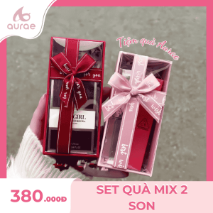 ảnh set quà mix 2 son